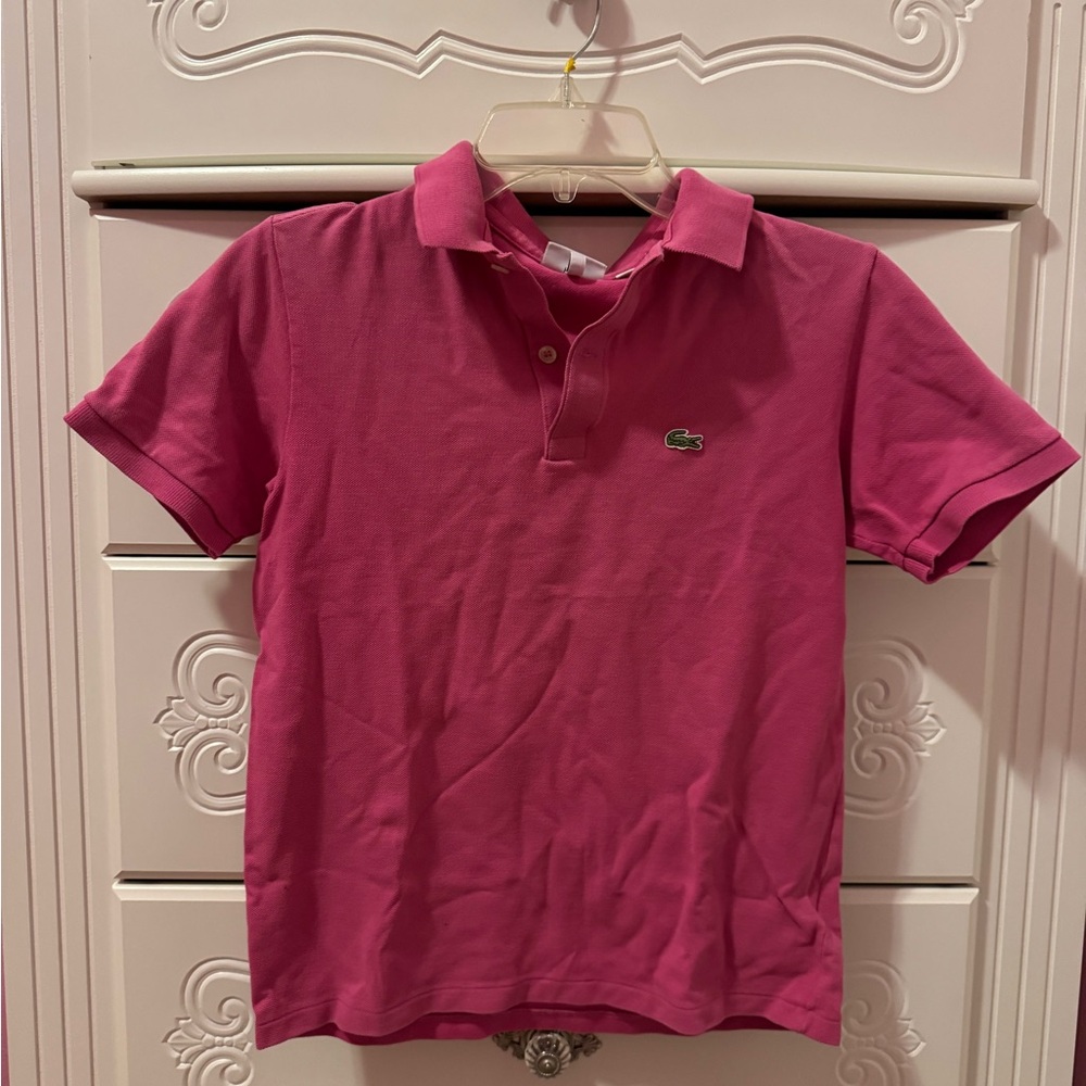 Lacoste Vibrant Pink Polo